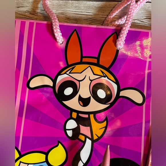 Vintage Power Puff Girls American Greetings Gift Bags X 4 Cartoon Network Y2K - Picture 5 of 6